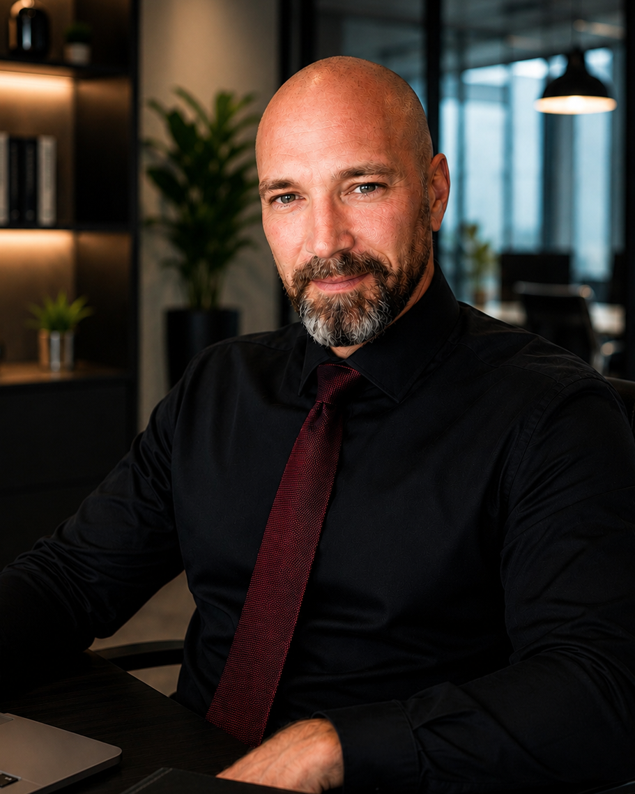 Kai Vasvari am Arbeitsplatz